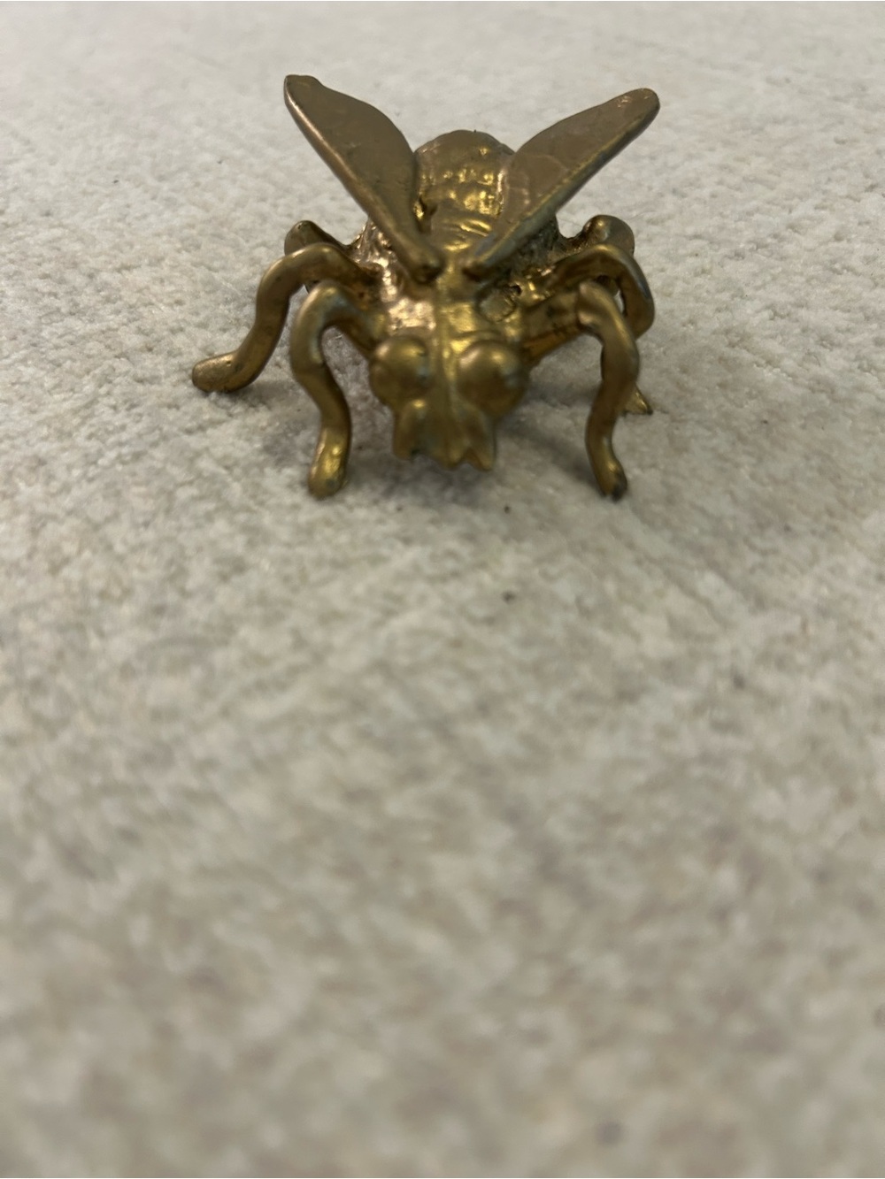 Brass Insect Decorative Accent - Gold tone Figurine